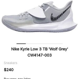 Nike Kyrie Low 3 TB 'Wolf Grey' CW4147-003Sneakers